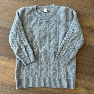 J. Crew Gray Cashmere Sweater